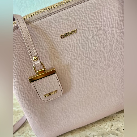 DKNY Blush pink crossbody satchel - Picture 4 of 8